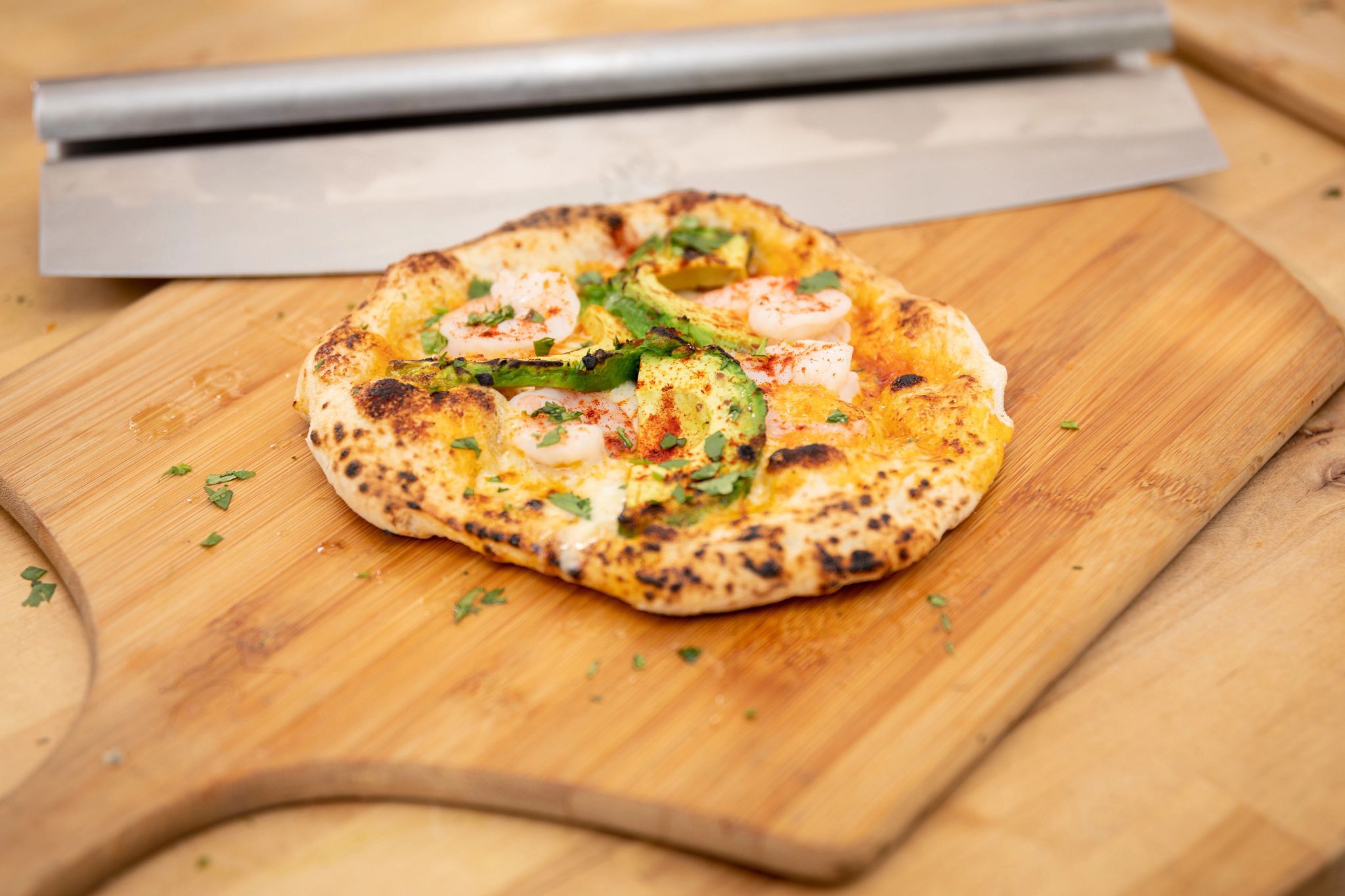 Shrimp Cozumel Pizza Recipe by Camp Chef